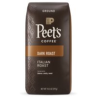 Peet's Coffee Coffee, Ground, Dark Roast, Italian Roast